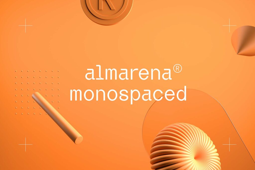 Almarena Monospaced - Mono Typeface